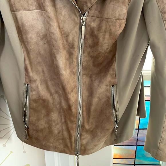 Faux suede light weight jacket. - Picture 4 of 7
